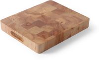 Hendi Snijplank hout 27x33cm | Dikke plank met handvatten | 506912
