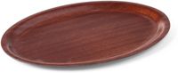 Hendi Dienblad Mahonie - Ovaal 290x210 mm antslip Woodform - 507933