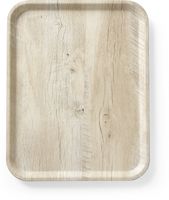 Hendi Dienblad van melamine met hout bedrukking - 508862