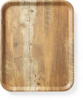 Hendi Dienblad van melamine met hout bedrukking - 508879