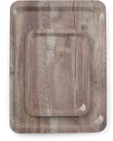 Hendi Dienblad donker eiken 370x530mm melamine - 508954