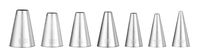 HENDI 551615 Spuitmondjes - rond, , ø4-6-8-10-12-14-16, 7 st