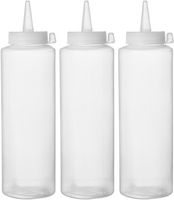 Hendi Dispenser flacon set | Transparant | 3 stuks | 557853