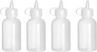 Mini Saus Dispenser - Set Van 4 Stuks. - 0,05L - Transparant - ø35x(H)100mm - Hendi 557990