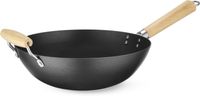 Wok met Houten Handvat, HENDI, ⌀324x565mm - 627907