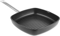 Hendi Grillpan - geribd | Gietaluminium met coating | 629802