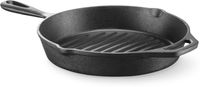 HENDI 629925 Gietijzeren Grillpan, , 398x265x(H)48mm