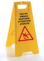 Hendi Waarschuwingsbord Natte vloer PP 5 talen |663950