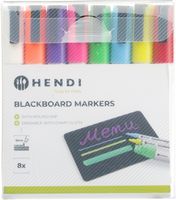 Hendi Krijtstift 8 versch. kleuren 3 mm rond |664278
