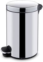 HENDI 691311 Ronde pedaalemmer met binnenemmer, , 5L, Diameter ⌀ 21 cm - Hoogte 28 cm