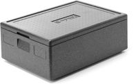 HENDI 707432 Thermobox, , Kitchen Line, GN 1/1, 53L, Zwart, 685x485x(H)260mm