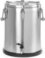 HENDI 710234 Geïsoleerde draagbare container – met kraan, , Profi Line, 25L, Diameter ⌀ 33 cm - Hoogte 43 cm