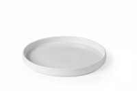 Bord met Hoge Rand Oslo, HENDI, Wit, Diameter 24 cm - Hoogte 2,6 cm - 768747