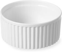 Hendi Ramekin geribd 120x120x55 mm wit porselein |783177