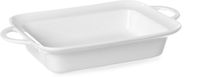 Hendi Tapasschaal rechthoek m/grepen 185x260x55 mm wit porselein |784129