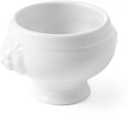 Hendi Tapasschaaltje Lionhead 55x45 mm wit porselein |784433