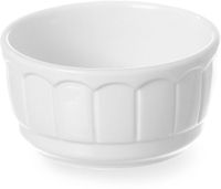 Hendi Ovenschaal rond Rustica 100x50 mm wit porselein |786307