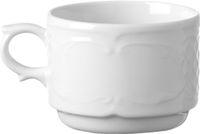 Hendi Cappuccinokop Flora 250 ml wit porselein |787175