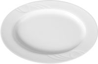 Hendi Schaal ovaal Karizma = 290x220x27 mm wit porselein |796306