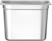 Hendi Gastronormbak 1/4 | 200 mm hoog | RVS Budget Line | 800553