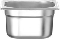 Hendi Gastronormbak 1/6 | 100 mm hoog | RVS Budget Line | 800638