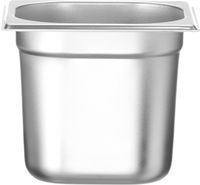Hendi Gastronormbak 1/6 | 150 mm hoog | RVS Budget Line | 800645