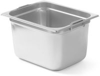 HENDI 803400 GN container met intrekbare handgrepen, , GN 1/2, 12,5 Liter, (H)200mm