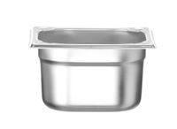 Hendi Gastronormbak 1/6 | 100 mm hoog | RVS Kitchen Line | 806630