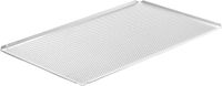 HENDI 808399 Tray, geperforeerd, 4 randen, , Zilver, 600x400x(H)10mm, Rechthoekig