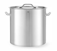 Kookpan met Deksel - HENDI - Budget Line - 50L - Diameter 40 cm - Hoogte 40 cm - 834701