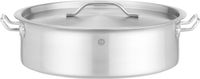 HENDI 836521 Stoofpan met deksel, , 15,8 Liter, Diameter ⌀ 38 cm - Hoogte 13,9 cm