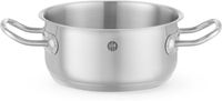 Kookpan Laag - zonder Deksel - HENDI - Kitchen Line - 1,5 Liter - Diameter 16 cm - Hoogte 7,5 cm - 837641