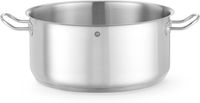 Kookpan Laag - zonder Deksel - HENDI - Kitchen Line - 12L - Diameter 32 cm - Hoogte 15 cm - 837689