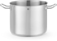 Kookpan Hoog - zonder Deksel - HENDI - Kitchen Line - 9L - Diameter 24 cm - Hoogte 20 cm - 837771