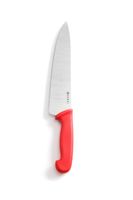 Hendi Koksmes 240 mm rood PP heft |842720
