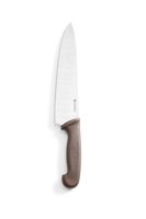Hendi Koksmes 240 mm bruin PP heft |842799