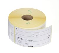 HENDI 850541 Herbruikbare sticker voor voedselveiligheid, “TE GEBRUIKEN TOT”, , Wit, 500 st., 100x50mm