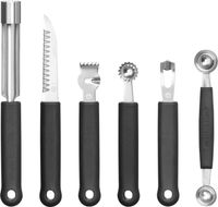 Hendi Decoratieset 6 delig zwart PP greep |856291