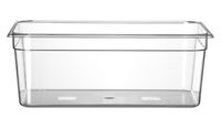 Hendi Gastronormbak 1/1 | 200 mm hoog | polycarbonaat transparant | 861202