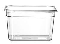 Hendi Gastronormbak 1/2 | 200 mm hoog | polycarbonaat transparant | 861400