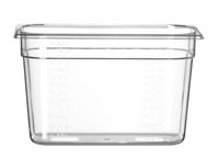 Hendi Gastronormbak 1/3 | 200 mm hoog | polycarbonaat transparant | 861509