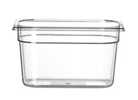 Hendi Gastronormbak 1/4 | 200 mm hoog | polycarbonaat transparant | 861608
