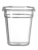 Hendi Gastronormbak 1/6 | 200 mm hoog | polycarbonaat transparant | 861707