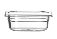 Hendi Gastronormbak 1/9 | 65 mm hoog | polycarbonaat transparant | 861837