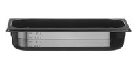 Hendi Gastronormbak 1/3 | 65 mm hoog | polycarbonaat zwart | 862537