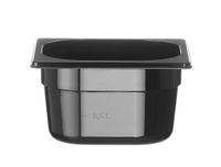 Hendi Gastronormbak 1/6 | 100 mm hoog | polycarbonaat zwart | 862728