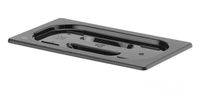 Hendi Gastronormdeksel 1/4 polycarbonaat zwart | 862940