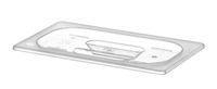 Hendi Gastronormdeksel z/uitsp. 1/4 polycarbonaat transparant |864142