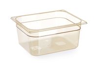 Hendi Gastronormbak 1/2 | 65 mm hoog | grilamid bpa-vrij transparant | hittebestendig | 869383