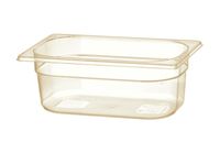 Hendi Gastronormbak 1/4 | 100 mm hoog | grilamid bpa-vrij transparant | hittebestendig | 869574